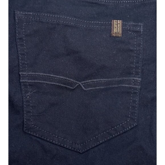 Buffalo SAM David Bitton Dark Blue Mens Slim Straight Stretch Jeans Size 30X30 - Picture 5 of 9